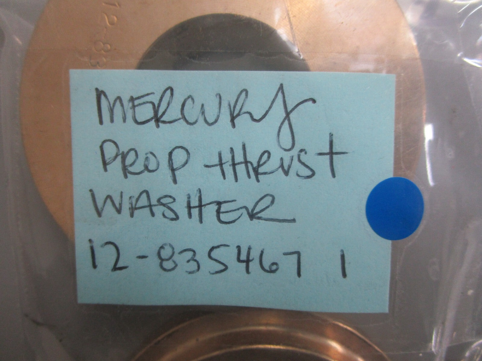 *NEW OEM* 0810 Mercury Quicksilver Propeller Thrust Washer 12-8354671