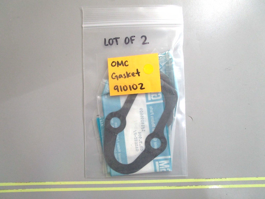 *NEW OEM* (LOT OF 2) 0750 OMC Johnson Evinrude GASKET 910102 0910102