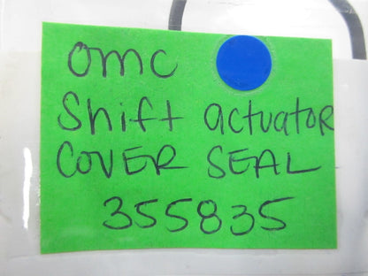 *NEW OEM* 0810 OMC Johnson Evinrude Shift Actuator Cover Seal 355835 0355835