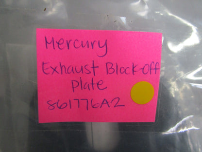 *NEW OEM* 0810 Mercury Quicksilver Exhaust Block-Off Plate 861776A2