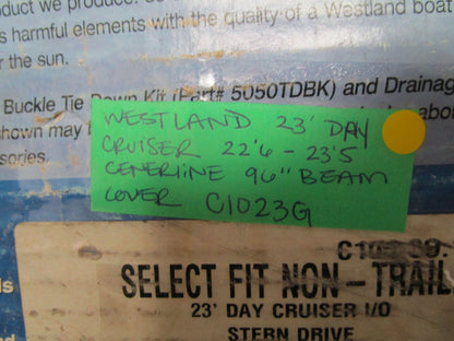 *NEW* 0720 Westland 23' Day Cruiser 22'6- 23'5 Centerline 96" Beam Cover C1023G
