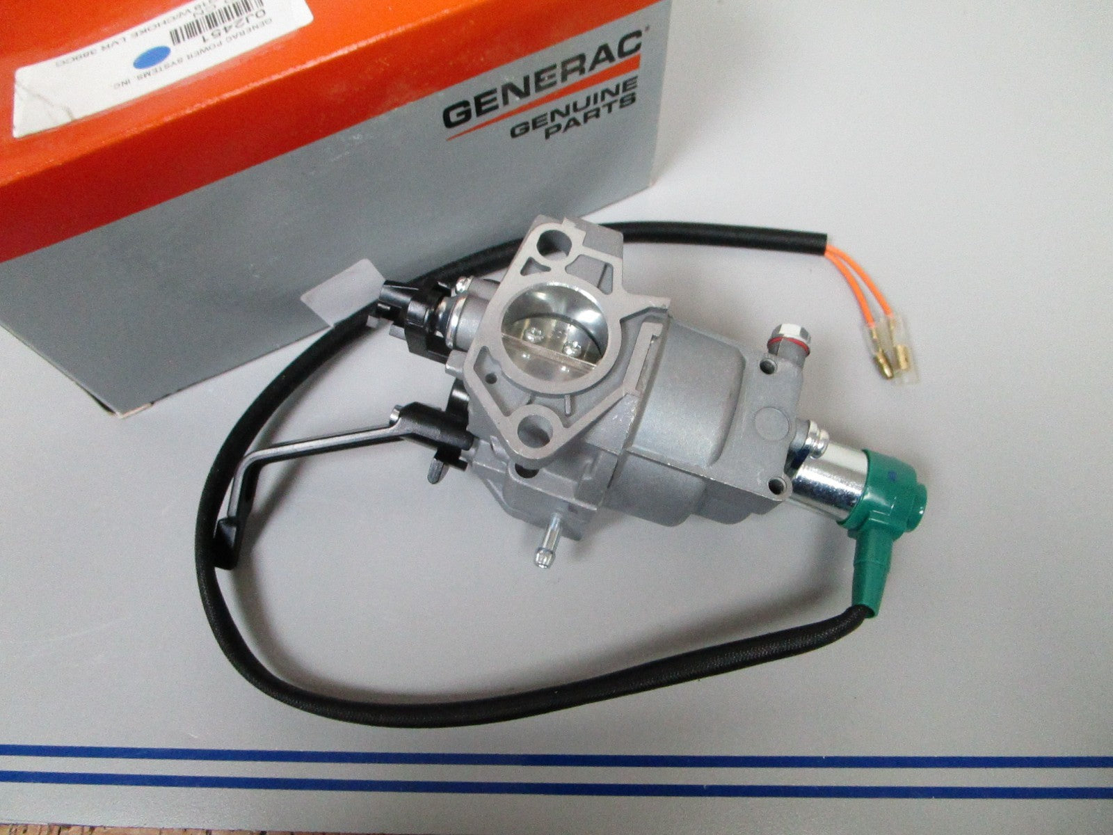 NEW OEM 0J2451 Generac 386CC Carburetor G19 Choke Lever Assembly 0720