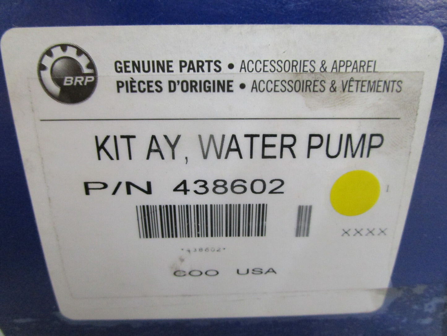*NEW OEM* 0820 OMC Johnson Evinrude Water Pump Kit 438602 0438602