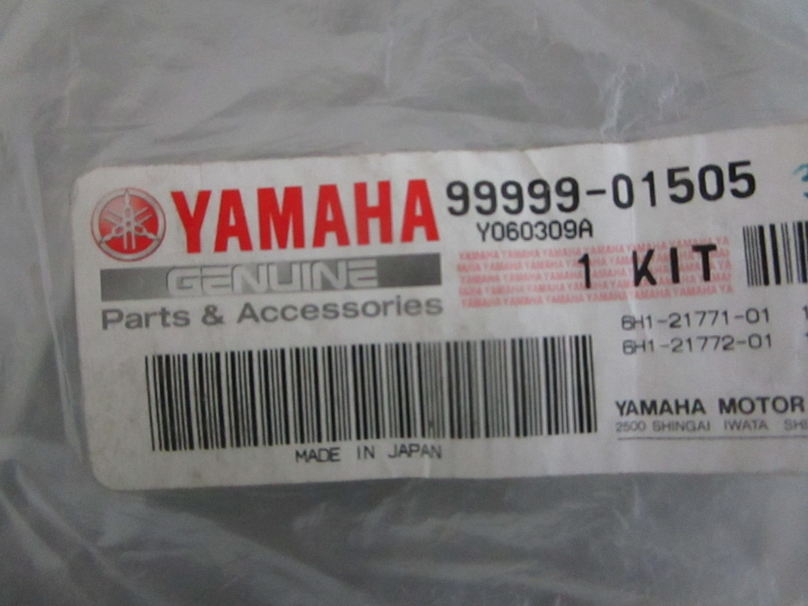 NEW OEM 99999-01505-00 Yamaha Body Cap Kit 0820