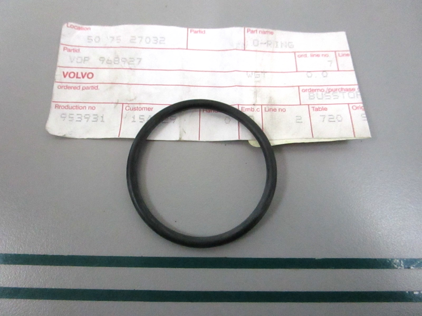 NEW OEM 968927 Volvo Penta O-Ring 0810
