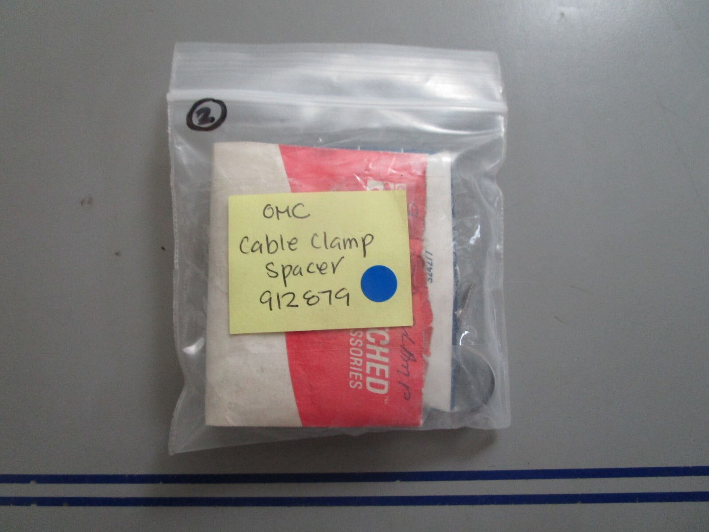 *NEW OEM* 0810 OMC Johnson Evinrude Cable Clamp Spacer 912879 0912879