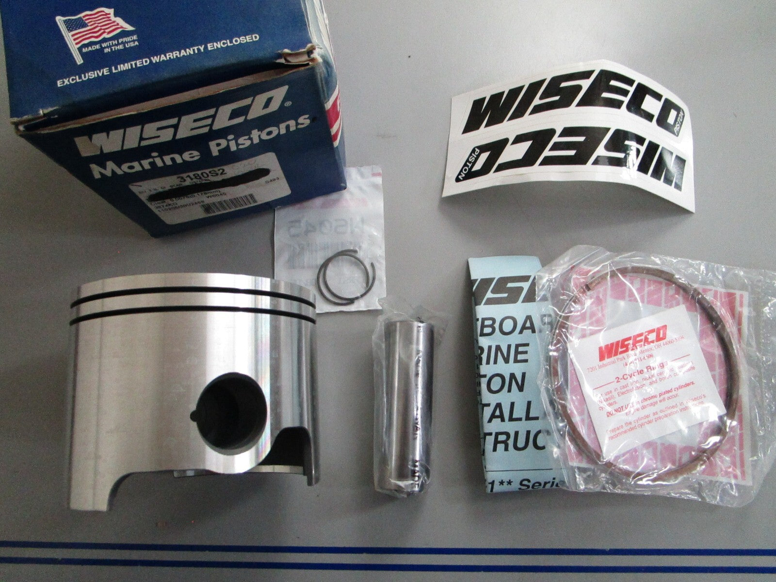 *NEW* 0820 Wiseco Piston Kit 3180S2