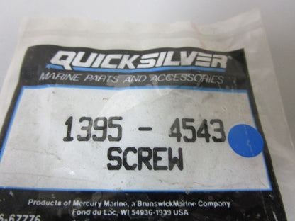 *NEW OEM* 0810 Mercury Quicksilver Screw 1395-4543