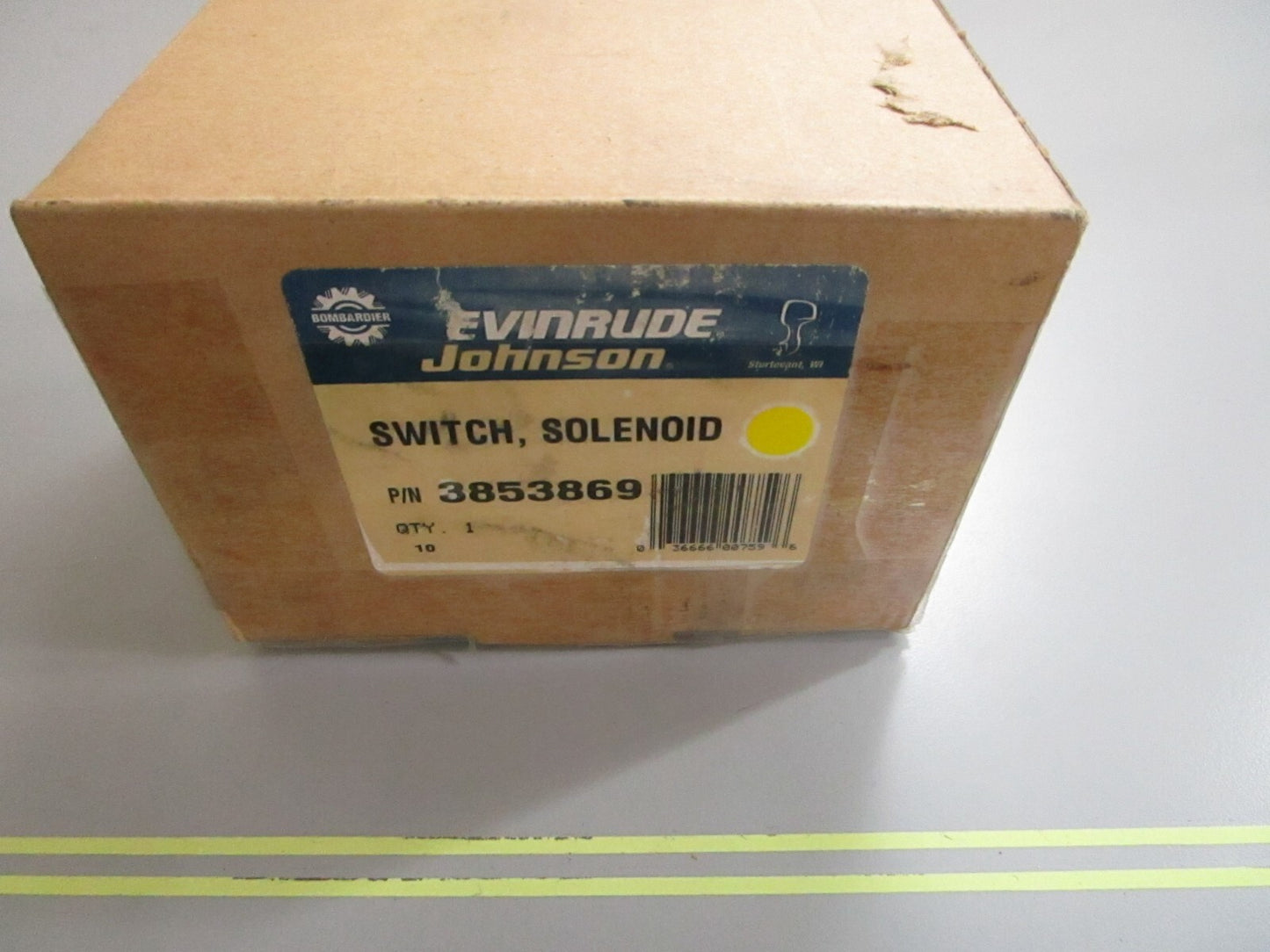 *NEW OEM* 0810 OMC Johnson Evinrude Solenoid Switch 3853869