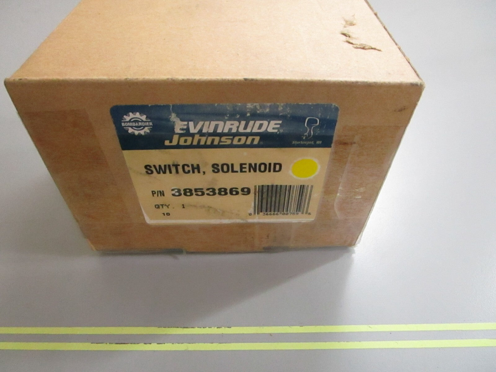 *NEW OEM* 0810 OMC Johnson Evinrude Solenoid Switch 3853869