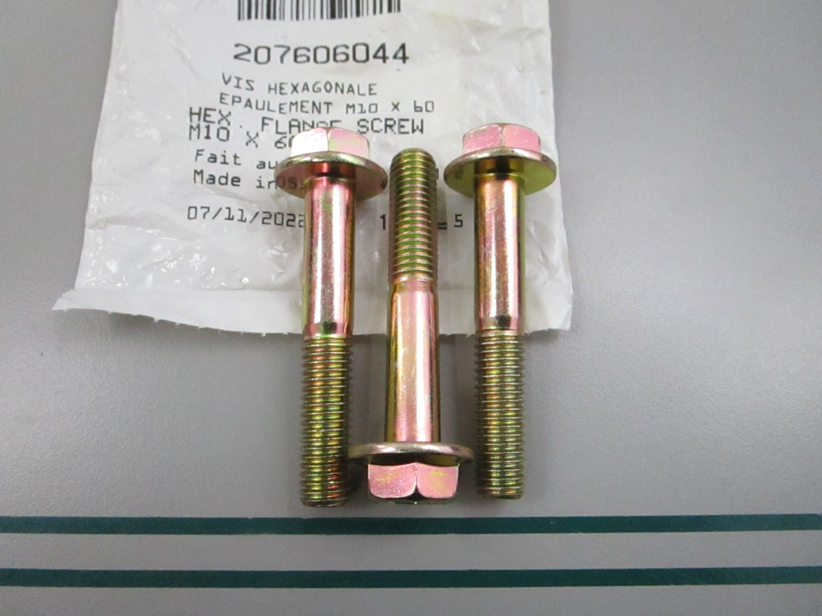 NEW (LOT OF 3) 207606044 Sea-Doo Hex. Flange Screw 0810