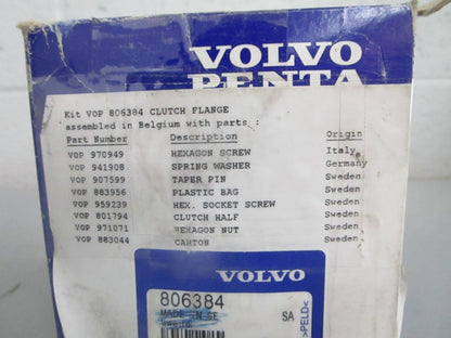 *NEW OEM* 0820 Volvo Penta Clutch Flange 806384