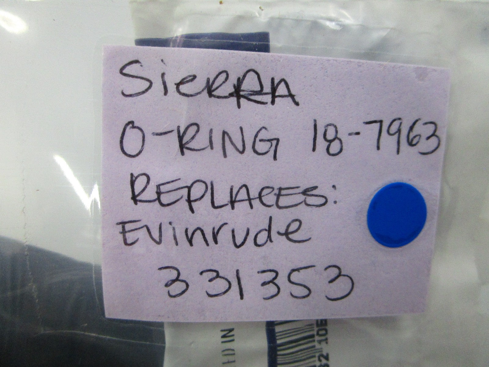*NEW* 0810 Sierra O-Ring 18-7963 Replaces: Evinrude 331353 0331353