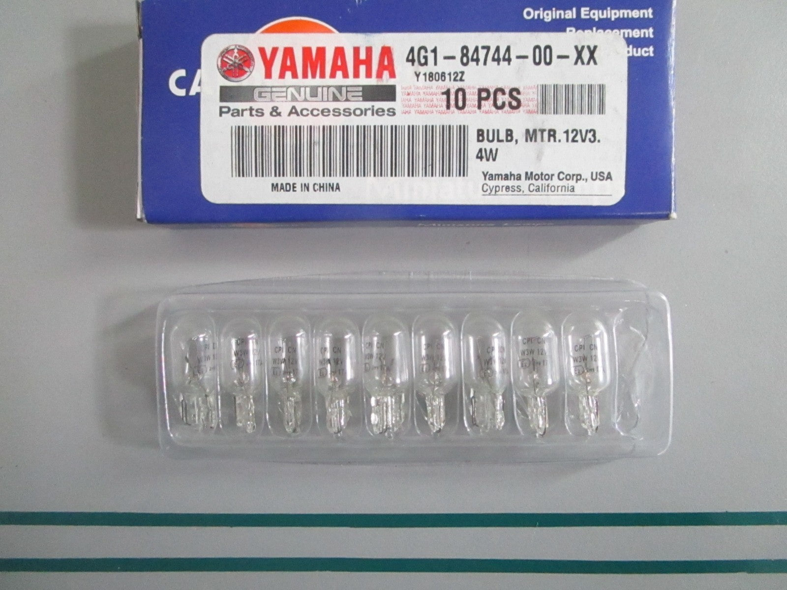 NEW OEM (LOT OF 9) 4G1-84744-00-XX Yamaha 12V 34W Bulb 0820