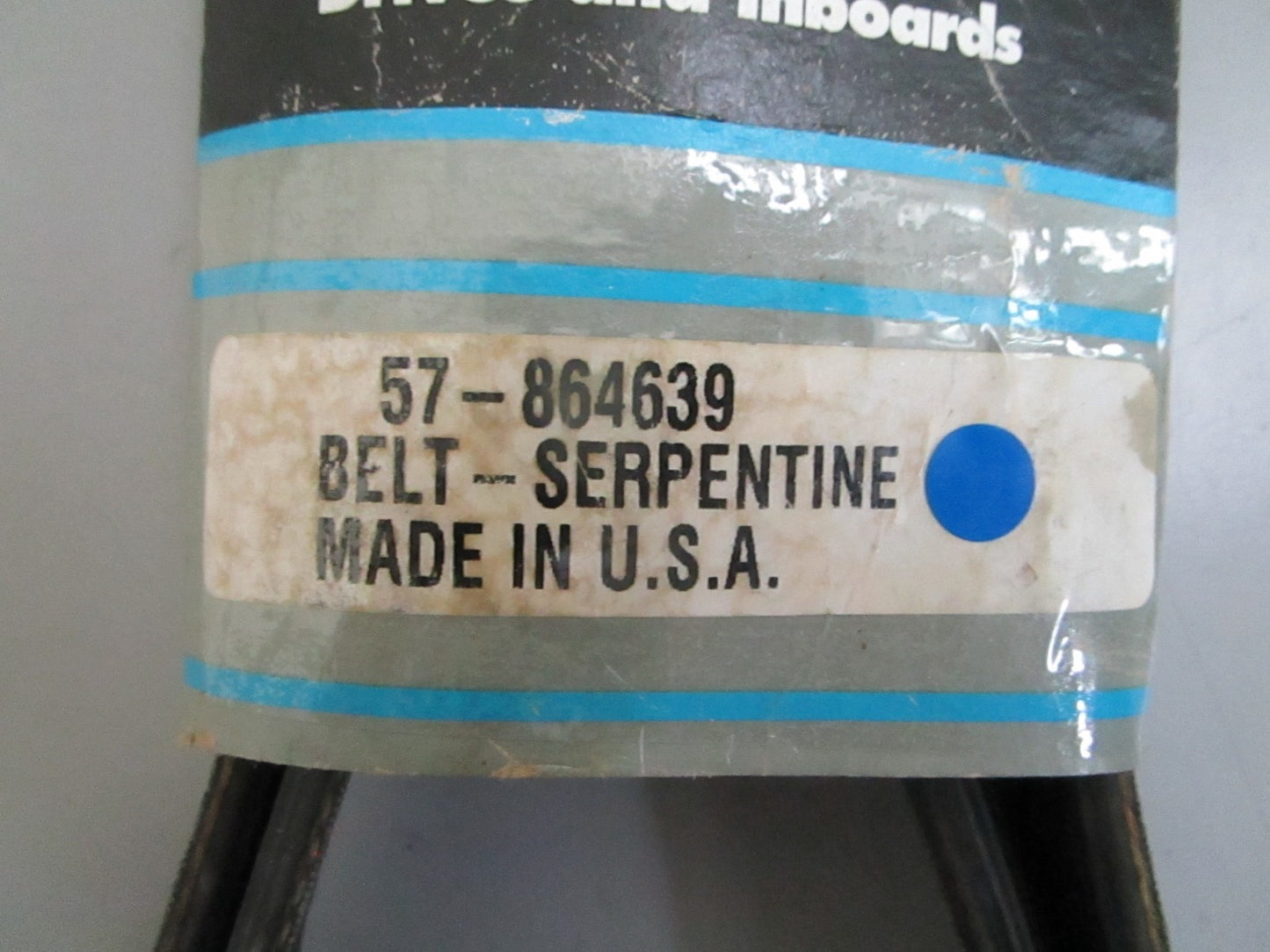*NEW OEM* 0820 Mercury Quicksilver Serpentine Belt 57-864639