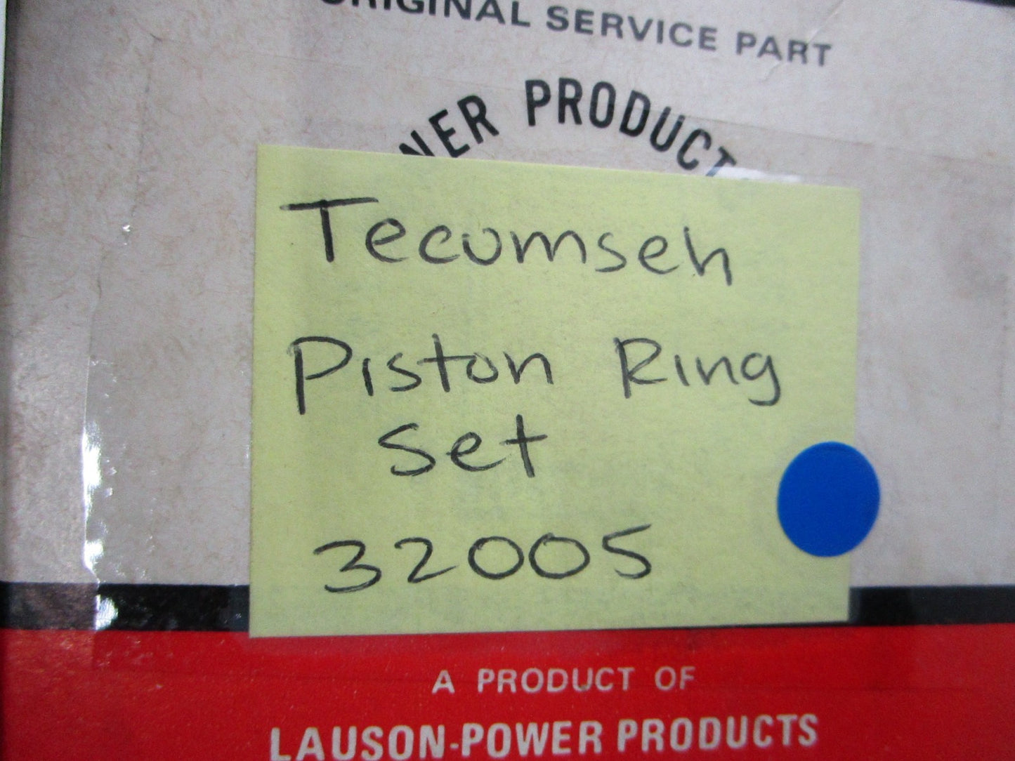 NEW OEM 32005 Tecumseh Piston Ring Set 0810