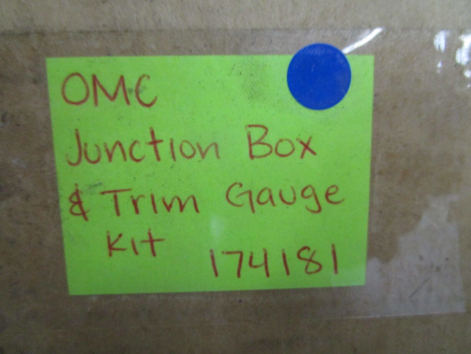 *NEW OEM* 0820 OMC Johnson Evinrude Junction Box & Trim Gauge Kit 174181 0174181