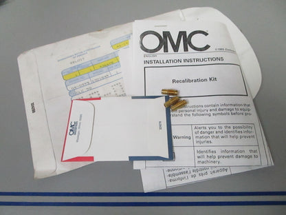*NEW OEM* 0810 OMC Johnson Evinrude 60 HP Orifice Kit 436678 0436678