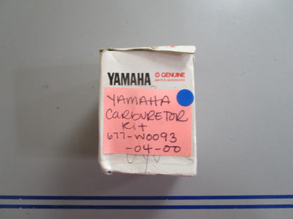 *NEW OEM* 0810 Yamaha Carburetor Kit 677-W0093-04-00