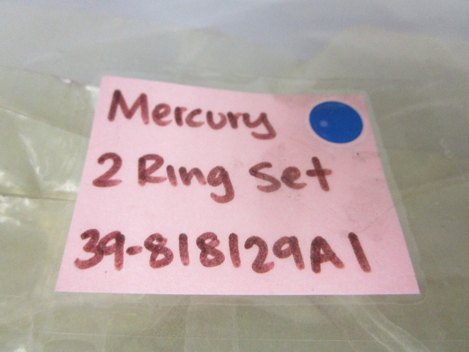 *NEW OEM* 0810 Mercury Quicksilver 2 Ring Set 39-818129A1