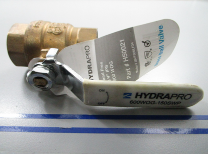 *NEW* 0810 Hydra Pro 3/4" Brass Ball Valve H50021