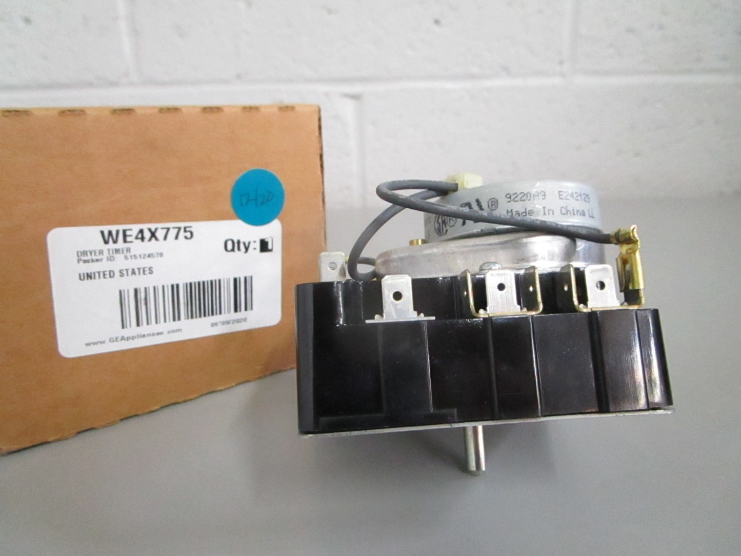 NEW OEM WE4X775 LG Dryer Timer 0820