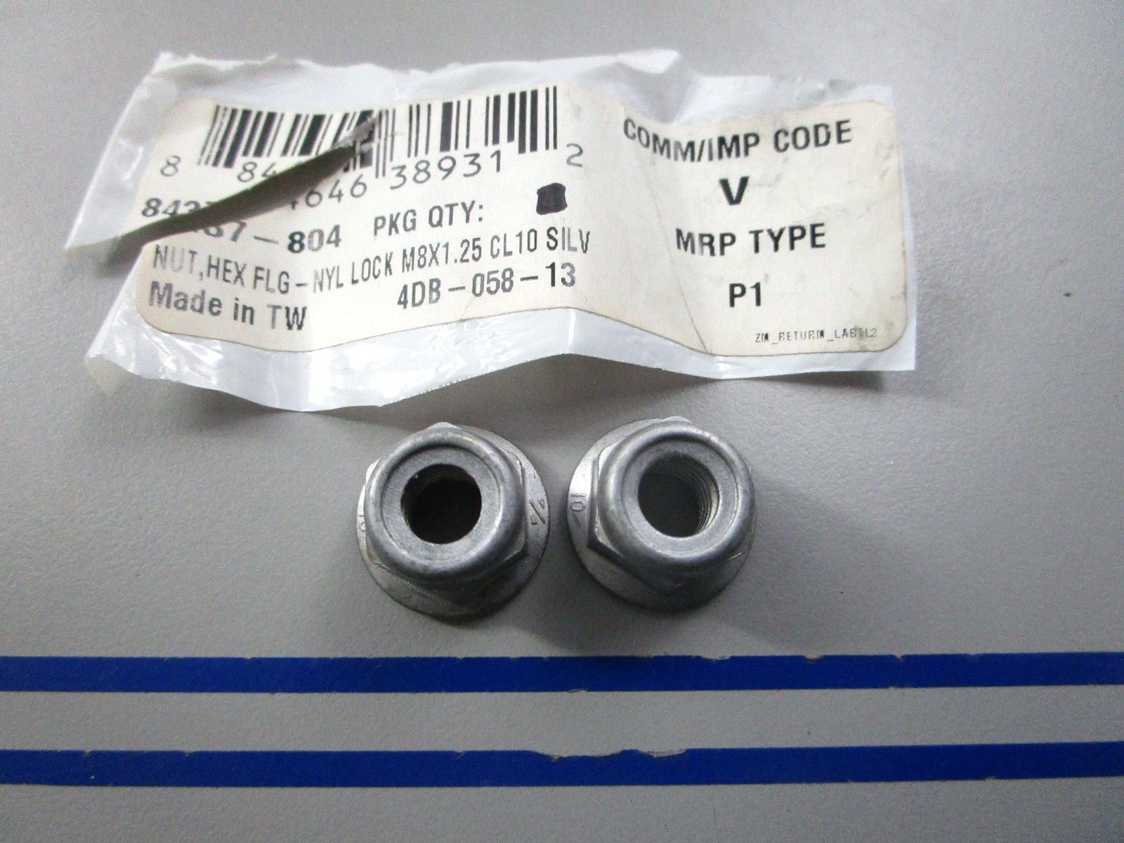 NEW OEM (LOT OF 2) 8437-804 Arctic Cat Flange Nut 0810