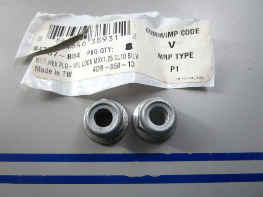 NEW OEM (LOT OF 2) 8437-804 Arctic Cat Flange Nut 0810