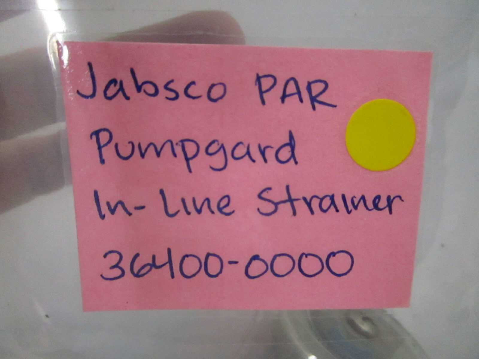 *NEW* 0810 Jabsco Pumpgard In-Line Strainer 36400-0000