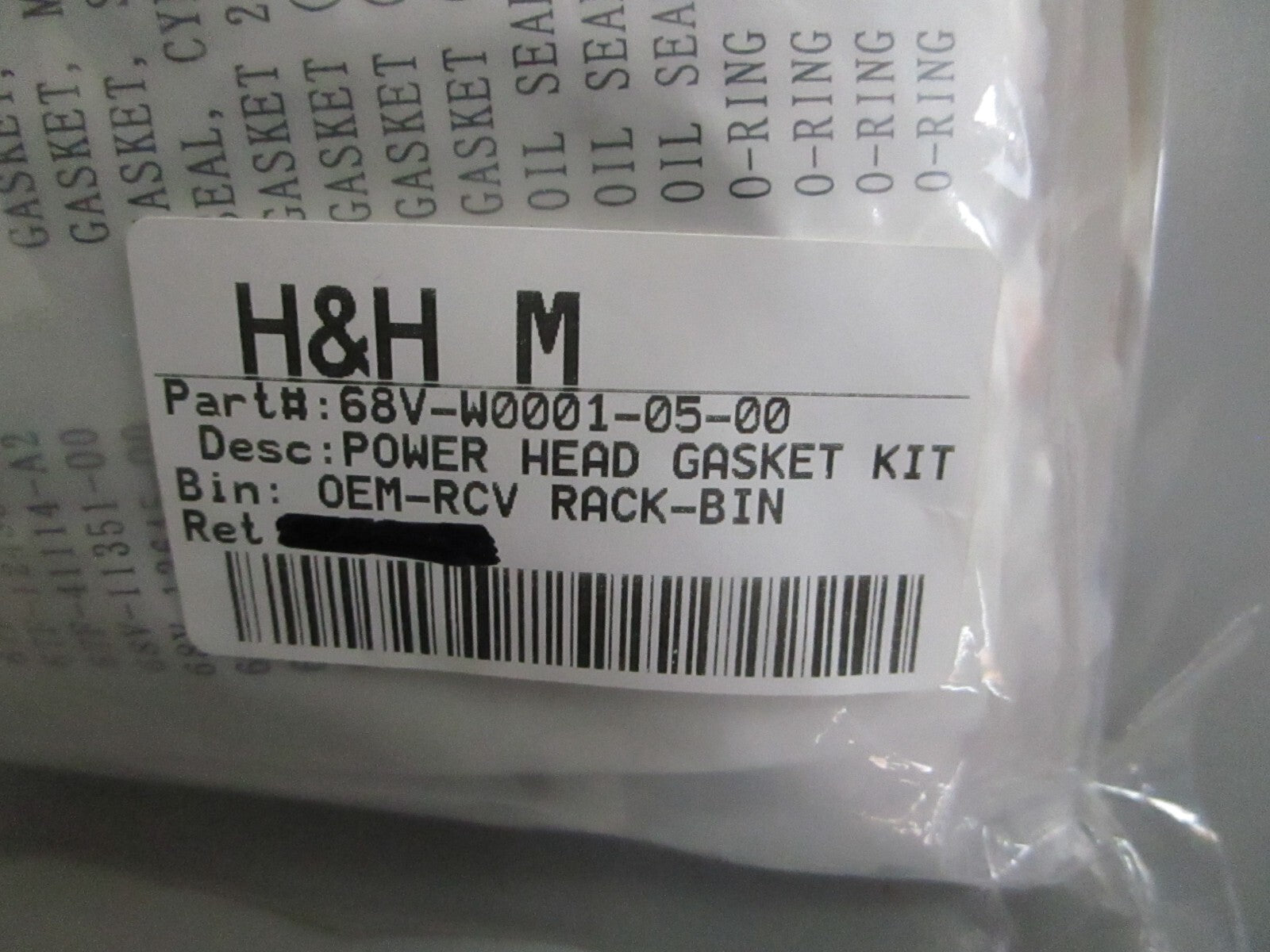 *NEW OEM* 0820 Yamaha Power Head Gasket Kit 68V-W0001-05-00