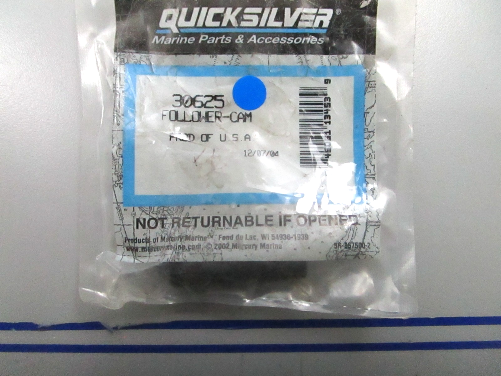 *NEW OEM* 0810 Mercury Quicksilver Cam Follower 30625