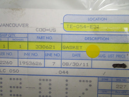 *NEW OEM* 0810 OMC Johnson Evinrude Gasket 330621 0330621