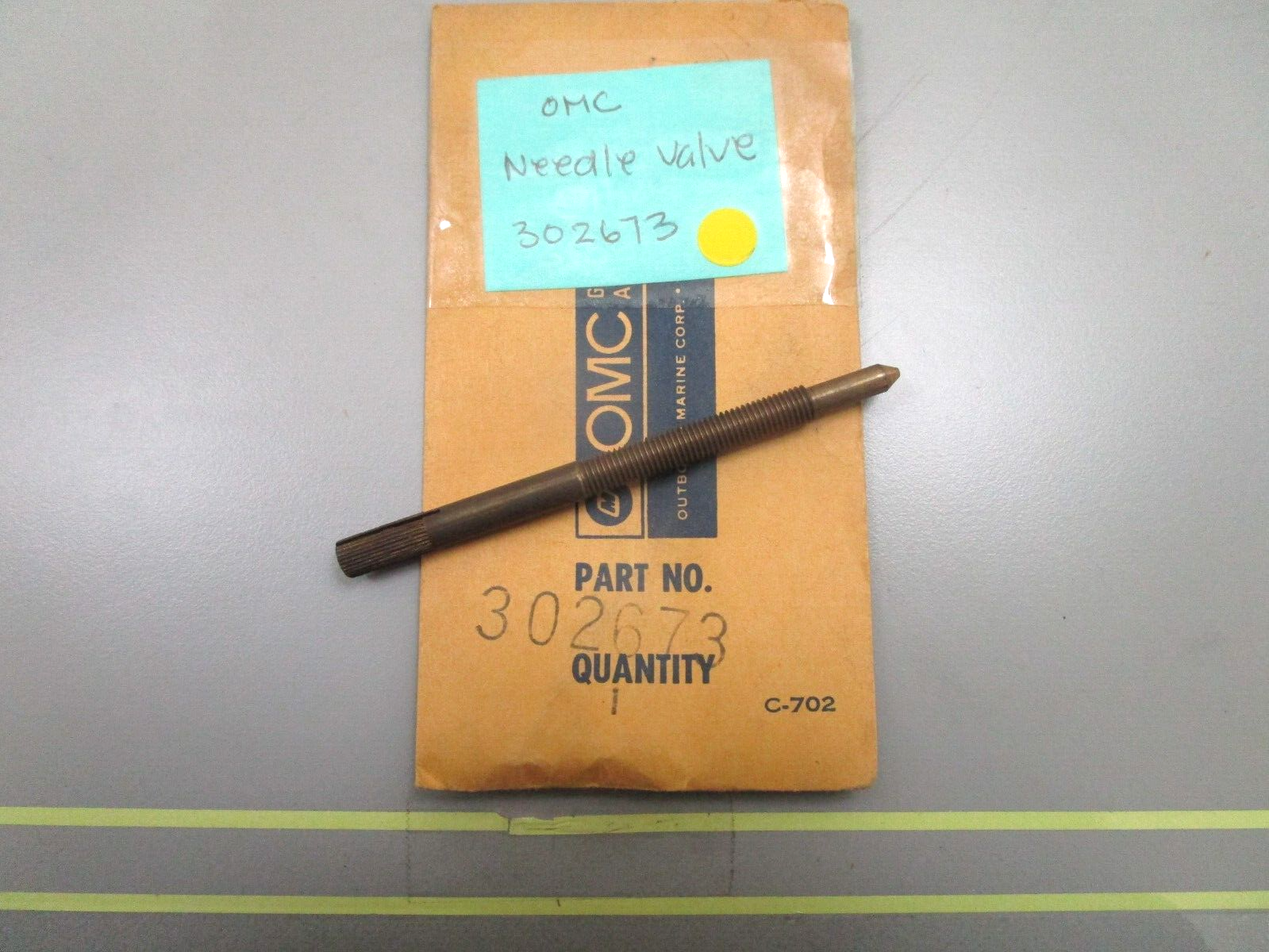 *NEW OEM* 0750 OMC Johnson Evinrude NEEDLE VALVE 302673 0302673