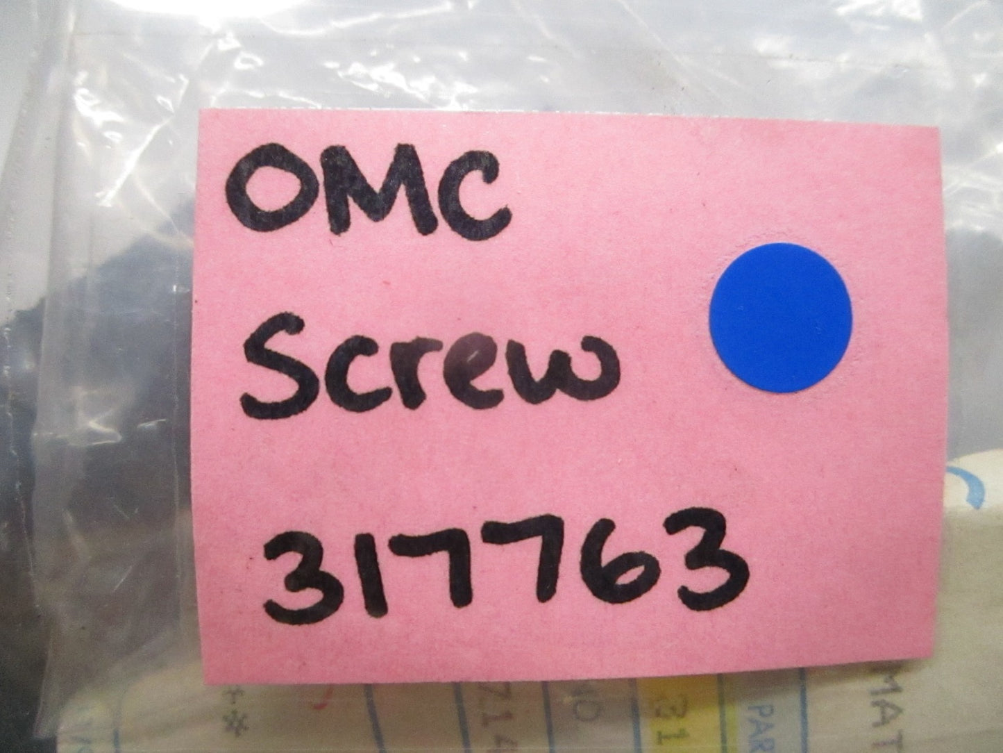 *NEW OEM* (LOT OF 4) 0810 OMC Johnson Evinrude Screw 317763 0317763
