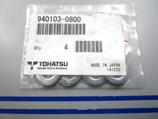NEW OEM (LOT OF 4) 940103-0800 Tohatsu Washer 0810