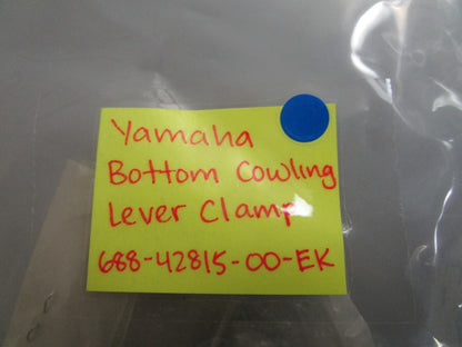 *NEW OEM* 0810 Yamaha Bottom Cowling Lever Clamp 688-42815-00-EK