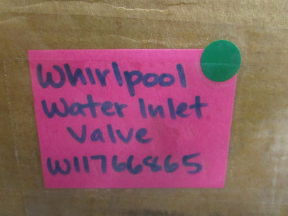 Whirlpool NEW OEM Refrigerator Water Inlet Valve W11766865 NOS Genuine 0820