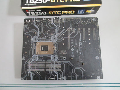 Biostar NEW TB250-BTC PRO LGA1151 B250 DDR4 12 PCIe GPU Mining Motherboard 0820