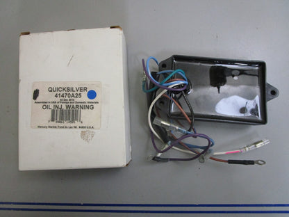 *NEW OEM* 0820 Mercury Quicksilver Oil Injection Warning 41470A25