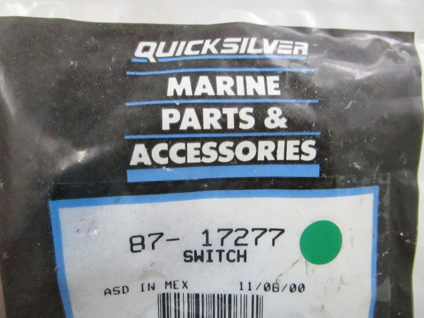 NEW OEM 87-17277 Mercury Quicksilver Switch 0810