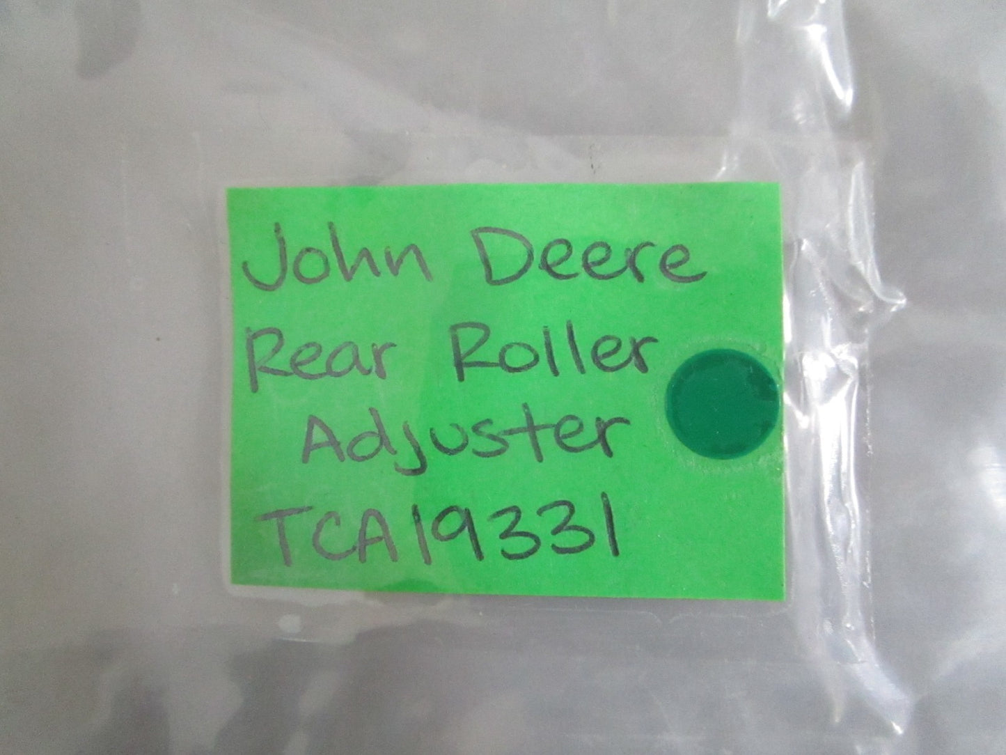 John Deere NEW OEM TCA19331 Roller Adjuster NOS Genuine Factory Mower Part 0820