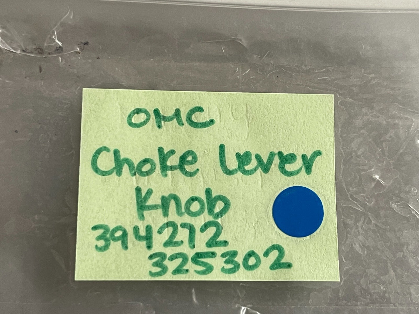 *NEW OEM* 0720 OMC Johnson Evinrude Choke Lever Knob 394272 325302