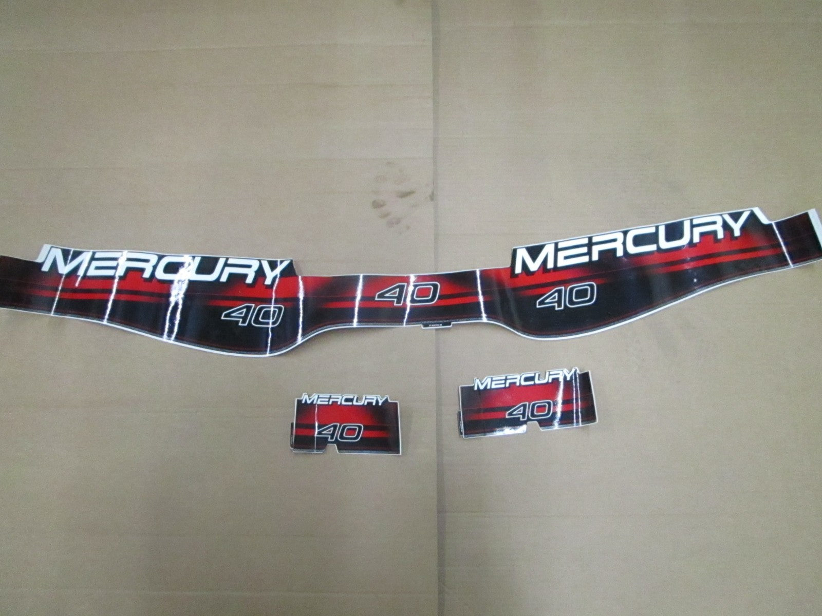 NEW OEM Mercury 37-830163A97 40hp Decal Set 0720