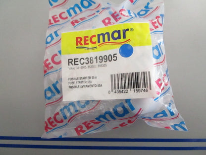 *NEW* 0720 Recmar 55 AMP Starter Fuse REC3819905 Replaces: Volvo 3819905 853502