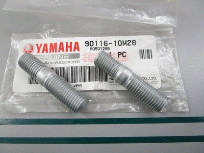 NEW OEM (LOT OF 2) 90116-10M28-00 Yamaha Stud Bolt 0810