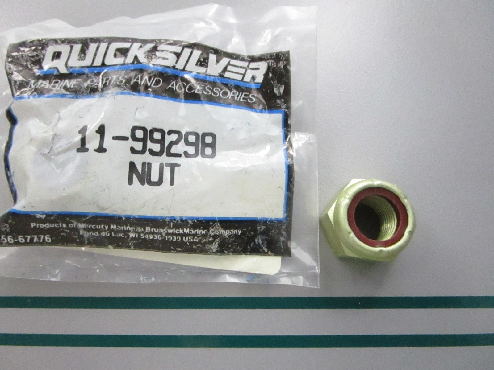NEW OEM (LOT OF 2) 11-99298 Mercury Quicksilver Nut 0810