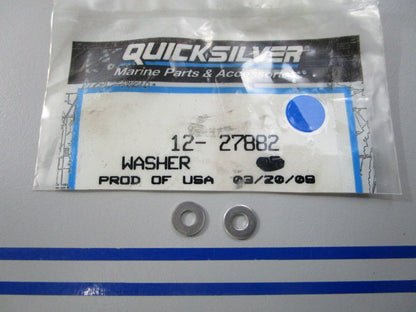 NEW OEM (LOT OF 2) 12-27882 Mercury Quicksilver Washer 0810