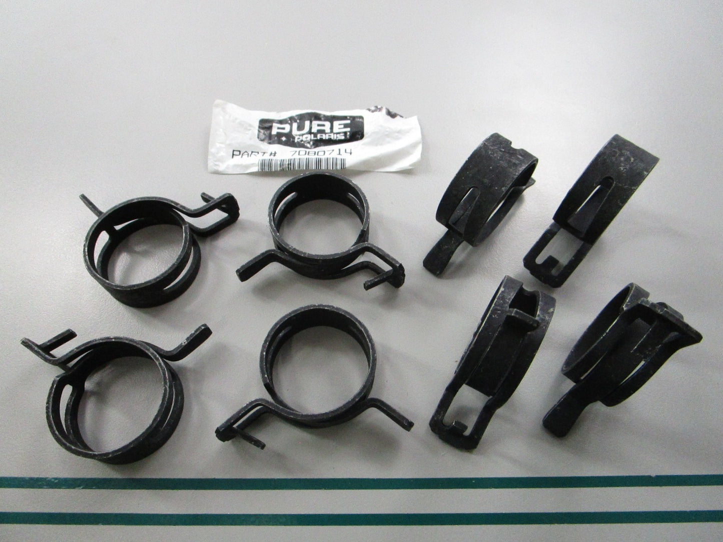 NEW OEM (LOT OF 8) 7080714 Polaris Breather Hose Clamp 0810
