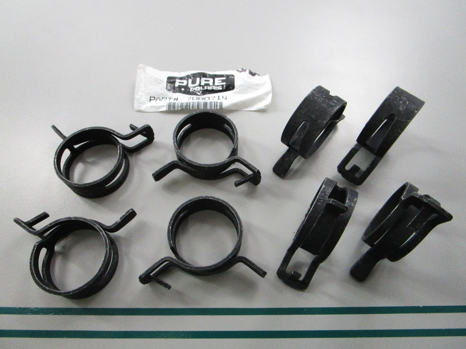NEW OEM (LOT OF 8) 7080714 Polaris Breather Hose Clamp 0810