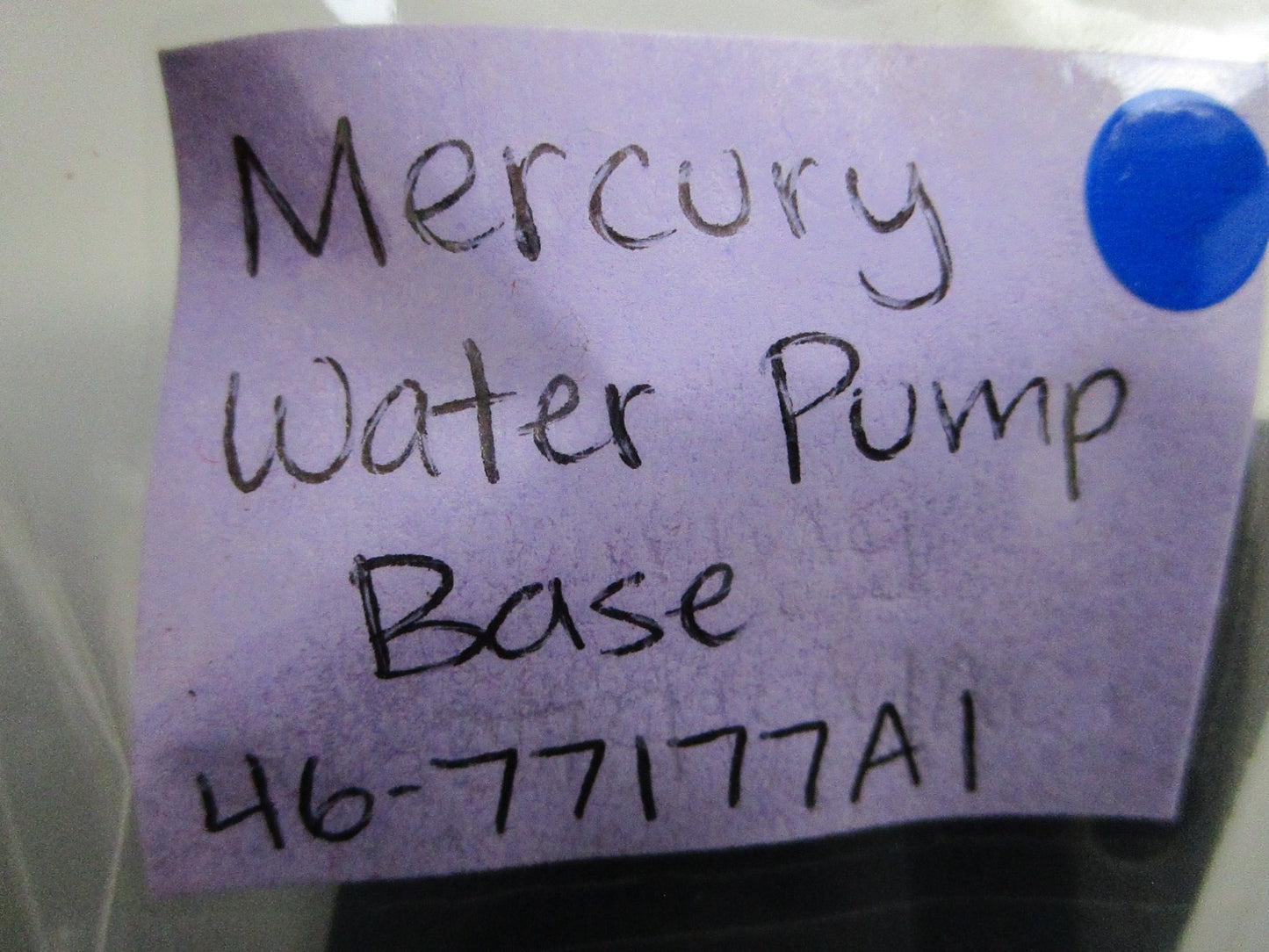 *NEW OEM* 0810 Mercury Quicksilver Water Pump Base 46-77177A1